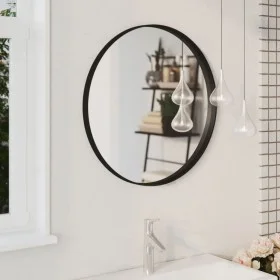 Black wall mirror 60 cm by vidaXL, Mirrors - Ref: Foro24-322295, Price: 67,45 €, Discount: %