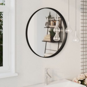 Espejo de pared negro 60 cm de vidaXL, Espejos - Ref: Foro24-322295, Precio: 69,08 €, Descuento: %