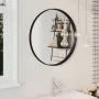 Black wall mirror 60 cm by vidaXL, Mirrors - Ref: Foro24-322295, Price: 67,45 €, Discount: %