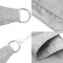 100% light gray 4x3 m polyester oxford sail canopy by , Umbrellas - Ref: Foro24-4000545, Price: 46,27 €, Discount: %