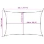 100% light gray 4x3 m polyester oxford sail canopy by , Umbrellas - Ref: Foro24-4000545, Price: 46,27 €, Discount: %
