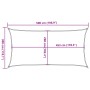 100% light gray 5x3 m polyester oxford sail canopy by , Umbrellas - Ref: Foro24-4000547, Price: 54,56 €, Discount: %