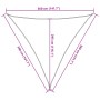 Toldo de vela poliéster oxford 100% gris claro 3,6x3,6x3,6 m de , Sombrillas - Ref: Foro24-4000913, Precio: 26,11 €, Descuent...