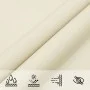 Retractable awning 100% cream-colored polyester oxford fabric 2x2x2 m by , Umbrellas - Ref: Foro24-4000985, Price: 22,36 €, D...