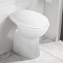 Spülrandlose Toilette mit Absenkautomatik, 7 cm hoch, weiße Keramik von vidaXL, Badezimmer - Ref: Foro24-145779, Preis: 168,0...