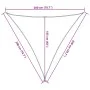 100% white polyester oxford sail shade 2x2x2 m by , Umbrellas - Ref: Foro24-4001004, Price: 22,45 €, Discount: %