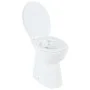 Spülrandlose Toilette mit Absenkautomatik, 7 cm hoch, weiße Keramik von vidaXL, Badezimmer - Ref: Foro24-145779, Preis: 171,5...