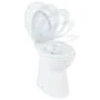 Spülrandlose Toilette mit Absenkautomatik, 7 cm hoch, weiße Keramik von vidaXL, Badezimmer - Ref: Foro24-145779, Preis: 171,5...