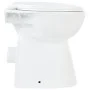 Spülrandlose Toilette mit Absenkautomatik, 7 cm hoch, weiße Keramik von vidaXL, Badezimmer - Ref: Foro24-145779, Preis: 171,5...