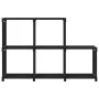 5-cube black fabric shelf 103x30x72.5 cm by vidaXL, Bookcases and shelves - Ref: Foro24-322602, Price: 19,57 €, Discount: %