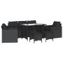 6-piece garden sofa set with black synthetic rattan cushions by , Garden sets - Ref: Foro24-3213549, Price: 422,70 €, Discoun...