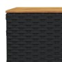 Gartensofagarnitur 7-teilig mit schwarzen Polstern aus synthetischem Rattan von , Gartensets - Ref: Foro24-3261863, Preis: 46...