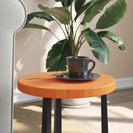 Solid pine wood round table top in brown Ø30x2.5 cm by , Table tops - Ref: Foro24-847124, Price: 15,04 €, Discount: %