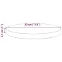 Tablero de mesa redondo madera maciza de pino marrón Ø30x2,5 cm de , Tableros para mesas - Ref: Foro24-847124, Precio: 15,04 ...