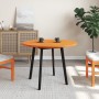 Solid pine wood round table top in brown Ø90x2.5 cm by , Table tops - Ref: Foro24-847130, Price: 85,18 €, Discount: %