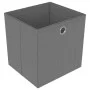 4-cube shelving with gray fabric boxes 69x30x72.5 cm by vidaXL, Bookcases and shelves - Ref: Foro24-322601, Price: 34,41 €, D...