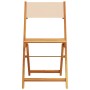 Bistrostühle, 2 Stück Massivholz Akazie und beige Stoff von , Gartenstühle - Ref: Foro24-367684, Preis: 85,70 €, Rabatt: %