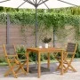 Gartenstühle 2 Stück Massivholz Akazie Polypropylen Grau von , Gartenstühle - Ref: Foro24-367667, Preis: 139,55 €, Rabatt: %
