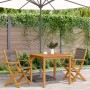 Gartenstühle 2 Stück Massivholz Akazie Polypropylen Grau von , Gartenstühle - Ref: Foro24-367667, Preis: 141,52 €, Rabatt: %