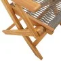 Gartenstühle 2 Stück Massivholz Akazie Polypropylen Grau von , Gartenstühle - Ref: Foro24-367667, Preis: 139,55 €, Rabatt: %