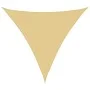 Polyester oxford 100% sand-colored sail canopy 3.6x3.6x3.6 m by , Umbrellas - Ref: Foro24-4000932, Price: 30,17 €, Discount: %
