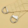 Toldo de vela poliéster oxford 100% arena 3,6x3,6x3,6 m de , Sombrillas - Ref: Foro24-4000932, Precio: 26,22 €, Descuento: %