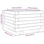 Solid pine wood planter 40x40x26.5 cm by , Pots and planters - Ref: Foro24-847288, Price: 55,84 €, Discount: %