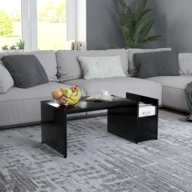Mesa de centro madera contrachapada negro 90x45x35 cm de , Mesas de centro - Ref: Foro24-802922, Precio: 36,80 €, Descuento: %