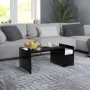 Couchtisch aus Sperrholz schwarz 90x45x35 cm von , Couchtisch - Ref: Foro24-802922, Preis: 36,80 €, Rabatt: %