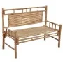 Banco de jardín con cojín bambú 120 cm by , garden benches - Ref: Foro24-3063885, Price: 139,95 €, Discount: %