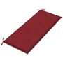 Banco de jardín con cojín bambú 120 cm by , garden benches - Ref: Foro24-3063885, Price: 139,95 €, Discount: %