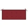 Banco de jardín con cojín bambú 120 cm by , garden benches - Ref: Foro24-3063885, Price: 139,95 €, Discount: %