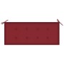 Banco de jardín con cojín bambú 120 cm by , garden benches - Ref: Foro24-3063885, Price: 152,96 €, Discount: %