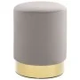 Light gray and gold velvet stool by , Folding stools and chairs - Ref: Foro24-249834, Price: 42,93 €, Discount: %