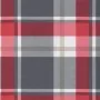 Garden chair cushion low backrest 2 units red checkered fabric by , Cushions for chairs and sofas - Ref: Foro24-314152, Price...