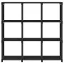 Estantería de 9 cubos de tela negro 103x30x107,5 cm de vidaXL, Librerías y estanterías - Ref: Foro24-322610, Precio: 29,03 €,...