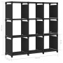Shelf with 9 black fabric cubes 103x30x107.5 cm by vidaXL, Bookcases and shelves - Ref: Foro24-322610, Price: 29,48 €, Discou...