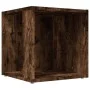 Mesa auxiliar madera contrachapada roble ahumado 33x33x34,5 cm de , Mesas auxiliares - Ref: Foro24-816020, Precio: 25,18 €, D...