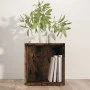 Mesa auxiliar madera contrachapada roble ahumado 33x33x34,5 cm de , Mesas auxiliares - Ref: Foro24-816020, Precio: 25,18 €, D...