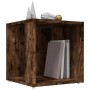 Smoked oak plywood side table 33x33x34.5 cm by , Side tables - Ref: Foro24-816020, Price: 25,41 €, Discount: %