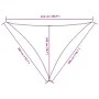 Triangular beige Oxford fabric sail shade 3x3x4.24 m by , Umbrellas - Ref: Foro24-135172, Price: 29,37 €, Discount: %