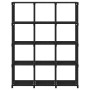 Regal mit 12 schwarzen Stoffwürfeln 103x30x141 cm von vidaXL, Bücherregale und Regale - Ref: Foro24-322614, Preis: 41,36 €, R...