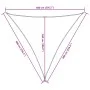 Toldo de vela triangular tela Oxford gris antracita 6x6x6 m de , Sombrillas - Ref: Foro24-135130, Precio: 49,05 €, Descuento: %
