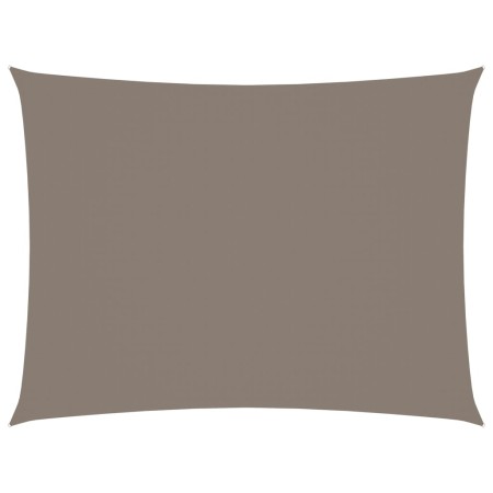 Rectangular shade sail in gray taupe Oxford fabric, 6x7 m. by , Umbrellas - Ref: Foro24-135442, Price: 95,01 €, Discount: %