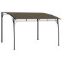 Toldo parasol de jardín gris taupe 3x3x2,55 m