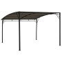Toldo parasol de jardín gris taupe 3x3x2,55 m