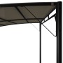 Toldo parasol de jardín gris taupe 3x3x2,55 m