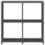 4-cube gray fabric shelf 69x30x72.5 cm by vidaXL, Bookcases and shelves - Ref: Foro24-322600, Price: 22,83 €, Discount: %