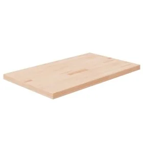 Arbeitsplatte für Badezimmer aus unbehandeltem Massivholz 100x60x4 cm von , Arbeitsplatten - Ref: Foro24-342952, Preis: 128,6...