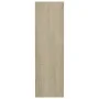 Zapatero de pared madera contrachapada roble Sonoma 80x18x60 cm de , Zapateros y organizadores de calzado - Ref: Foro24-80674...